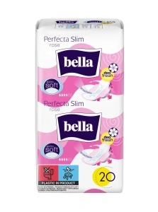 Absorbante Perfecta Slim Rose - 20 Buc, Extra Soft, Parfum Floral