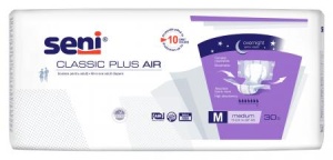 Scutece Adulți Seni Classic Plus Air 30 Buc | Protecție Incontinență Medie pentru Femei și Bărbați