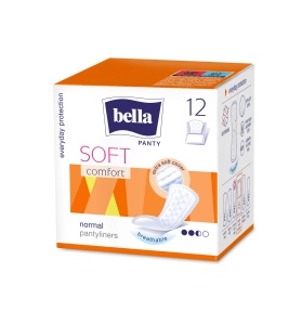 Absorbante Zilnice Bella Panty Soft Comfort - 12 Buc, Anatomice, Extra Moale