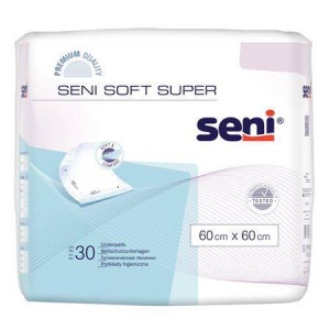 Aleze / Traverse pentru Pat Seni Soft Super 60x60 cm | 30 Bucăți | Protecție Igienică pentru Pat și Lenjerie