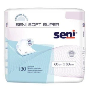 Aleze / Traverse pentru Pat Seni Soft Super 60x60 cm | 30 Bucăți | Protecție Igienică pentru Pat și Lenjerie