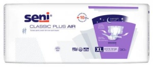 Scutece Adulți Seni Classic Plus Air 30 Buc | Protecție Incontinență Medie pentru Femei și Bărbați | Marimea XL