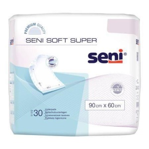 Aleze / Traverse pentru Pat Seni Soft Super | 30 Bucăți | Protecție Igienică pentru Pat și Lenjerie | 60x90 cm
