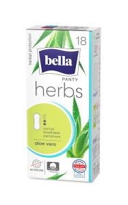 Absorbante Zilnice Bella Herbs Aloe Vera - 18 Buc, Nelinitoase, Pentru Piele Sensibilă