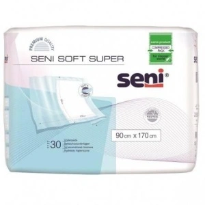 Aleze / Traverse pentru Pat Seni Soft Super | 30 Bucăți | Protecție Igienică pentru Pat și Lenjerie | 90x170 cm