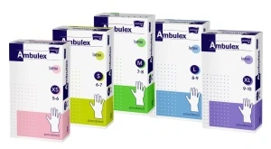 Mănuși Latex Pudrate | 100 Bucăți/Cut | Pentru Examinații Medicale | Ușor de Îmbrăcat