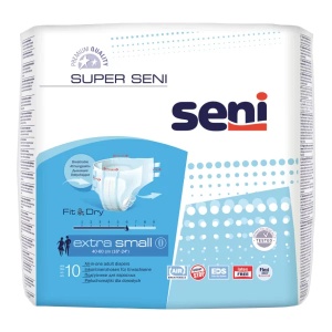 Scutece Adulți Super Seni Extra Small 10 Buc | Protecție Incontinență Medie și Gravă