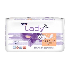 Absorbante Urologice Seni Lady Mini Plus 10×25,5 cm | 20 Bucăți | Absorbante pentru Incontinenta Ușoară