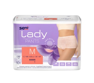 Chilot Absorbant Seni Lady Pants 10 Buc | Scutece Adulți pentru Femei | Protecție Discretă și Confortabilă