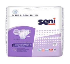 Scutece Adulți Super Seni Plus 10 Buc | Protecție Incontinență Medie pentru Femei și Bărbați