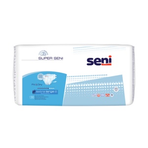 Scutece Adulți Super Seni 30 Buc | Protecție Incontinență Medie și Gravă | Marimea XL 