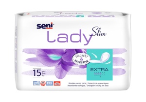 Absorbante Urologice Seni Lady Extra 14×29,5 cm | 15 Bucăți | Absorbante pentru Incontinenta Ușoară
