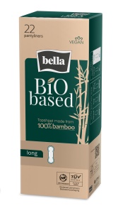 Absorbante Zilnice Eco Bella Bio Long - 22 Buc, Bambus Natural, Formă Alungită