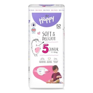 Scutece Happy Nr 5 | 52 Bucăți | Scutece Copii | Bebeluși
