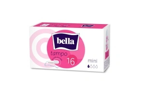 Tampoane Igienice Bella Tampo Mini Fără Aplicator, 16 Buc, Pentru Flux Menstrual Redus