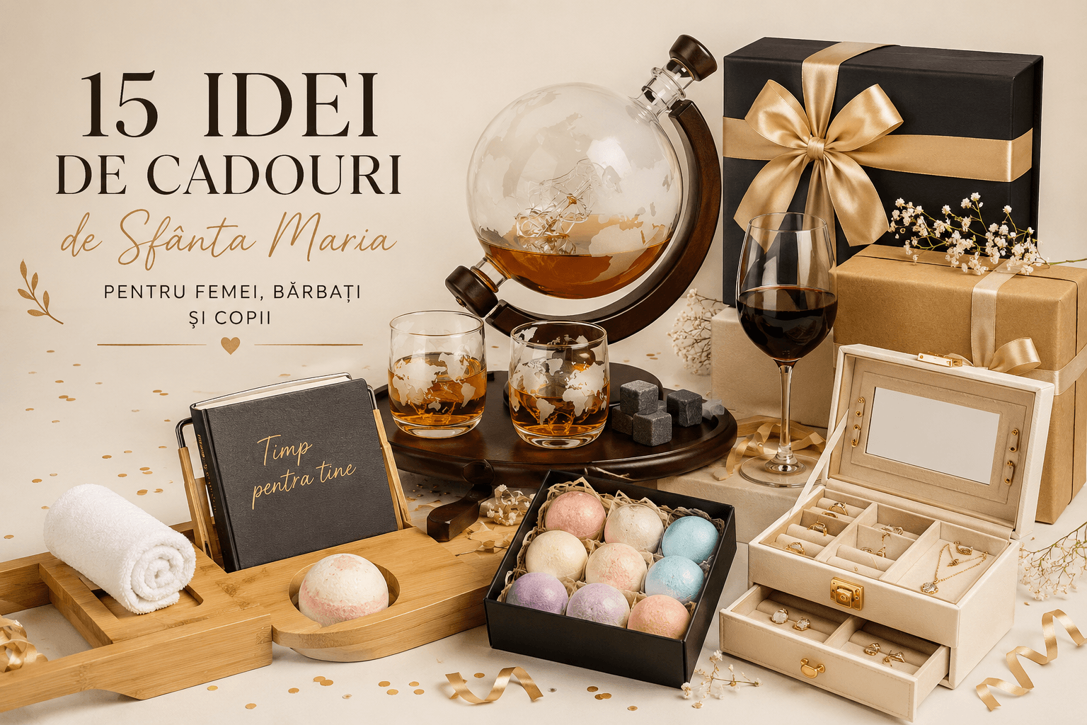 15 idei de cadouri de Sf&acirc;nta Maria