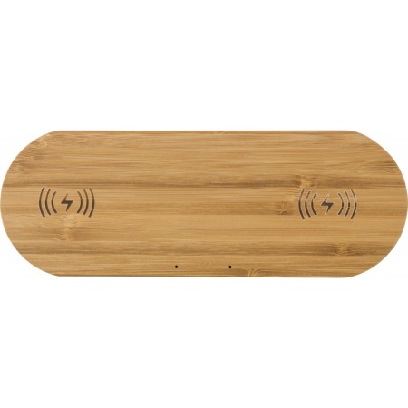 Încărcător wireless din bambus Tatum