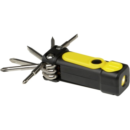 Set de șurubelnițe Octo 8 în 1 RCS din plastic reciclat cu torță