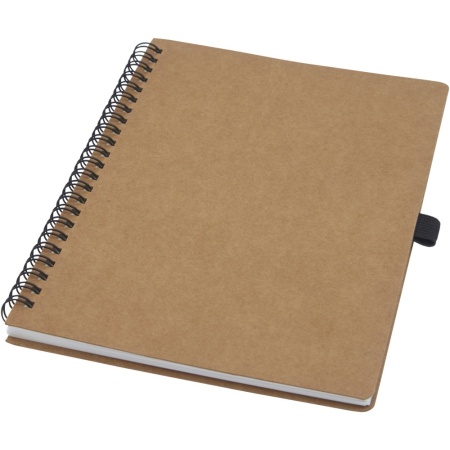 Caiet Cobble A5 cu fir tip wire-o din carton reciclat și hârtie Stone