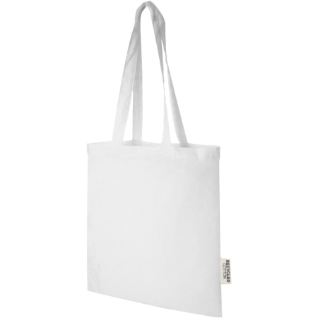 Geantă tote Madras 140 g/m2 GRS bumbac reciclat 7L