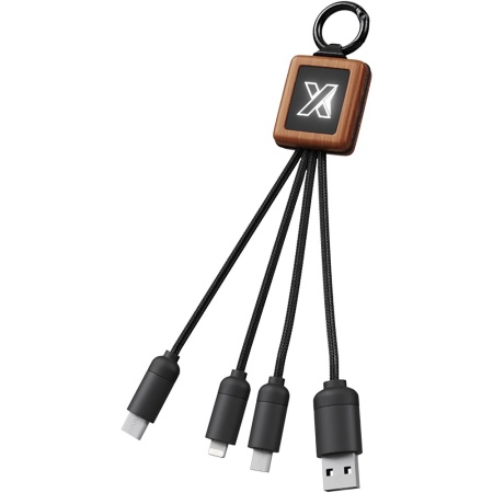 Cablu SCX.design C19 din lemn ușor de utilizat