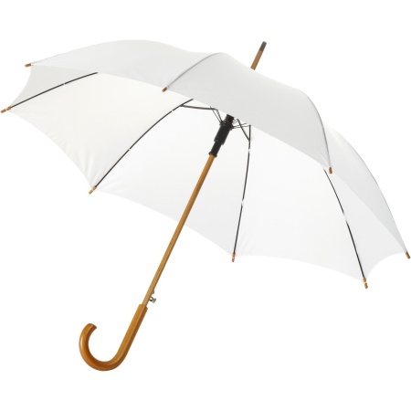 Umbrelă Kyle 23 cu deschidere automată, tijă și mâner din lemn