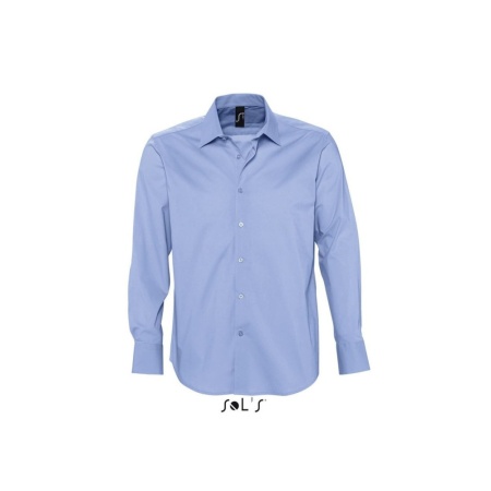 SOL'S BRIGHTON - CĂMAȘĂ BĂRBĂTEASCĂ CU MÂNECĂ LUNGĂ, ELASTICĂ, 2XL