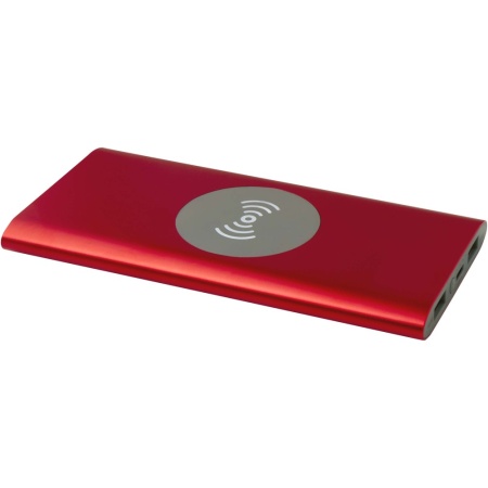 Baterie externă wireless Juice, 8000 mAh, tip C, din aluminiu reciclat