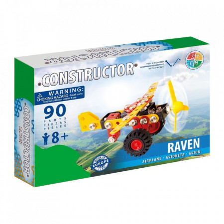 Set constructie Avion Raven, 90 piese