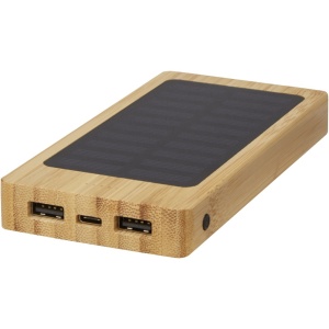 Baterie solară externă Alata 8000mAh din bambus