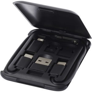 Cablu de încărcare modular Savvy din plastic reciclat cu suport pentru telefon - Img 2