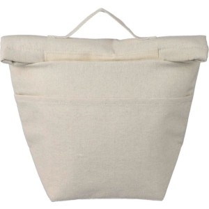 Geantă frigorifică cu rolă Faith din bumbac reciclat (220 g/m²)