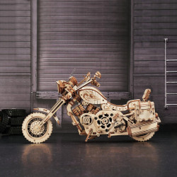 Puzzle 3D lemn Motocicleta chopper