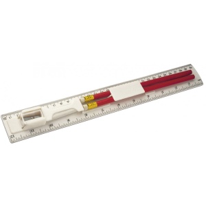 Riglă PS cu creion Pascale