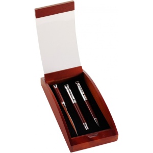 Set de scris din lemn de trandafir Paulette