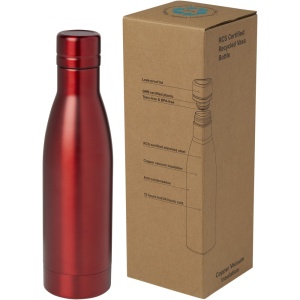Sticlă termoizolantă din oțel inoxidabil reciclat Vasa 500 ml, certificată RCS, cupru - Img 2