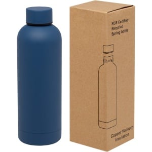 Sticlă termoizolantă Spring 500 ml din oțel inoxidabil reciclat, certificată RCS, din cupru - Img 3