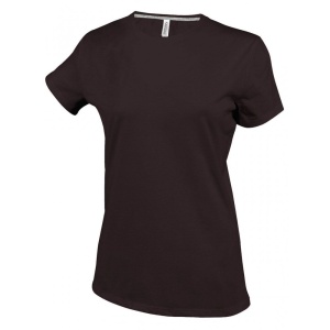 TRICOU CU MÂNECĂ SCURTĂ ȘI GÂTEL ROTUND PENTRU DAMĂ, L - Img 2