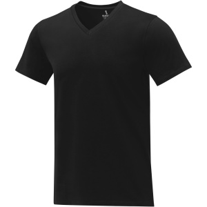 Tricou Somoto cu mânecă scurtă și decolteu în V pentru bărbați, M - Img 5