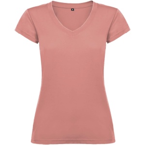 Tricou Victoria cu mânecă scurtă și decolteu în V pentru femei, 3XL - Img 4