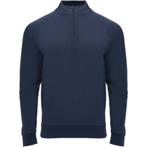 Hanorac Epiro unisex cu mânecă lungă și fermoar pe un sfert, 2XL - Img 2