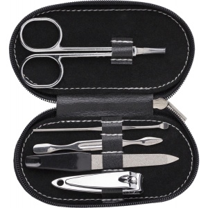 Poșetă din PVC cu set de manichiură Blake