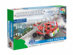 Set constructie Masina de pompieri Fire Engine, 314 piese