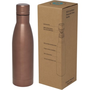 Sticlă termoizolantă din oțel inoxidabil reciclat Vasa 500 ml, certificată RCS, cupru - Img 3