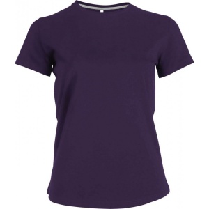 TRICOU CU MÂNECĂ SCURTĂ ȘI GÂTEL ROTUND PENTRU DAMĂ, M - Img 14
