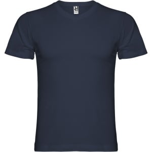 Tricou Samoyedo pentru bărbați cu mânecă scurtă și decolteu în V, S - Img 1