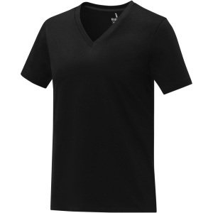 Tricou Somoto cu mânecă scurtă și decolteu în V pentru femei, M - Img 5