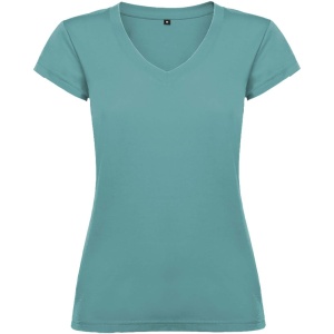 Tricou Victoria cu mânecă scurtă și decolteu în V pentru femei, 2XL - Img 1
