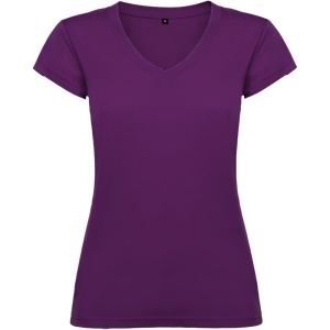 Tricou Victoria cu mânecă scurtă și decolteu în V pentru femei, 2XL - Img 6
