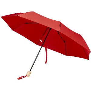 Umbrelă pliabilă Birgit 21'', rezistentă la vânt, din PET reciclat - Img 2